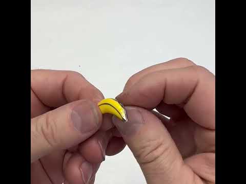 Going Bananas Lapel Pin Silver and Yellow Enamel Pin Banana Fruit Tie Pin Tack Banana Loving Fun Backpack Pin