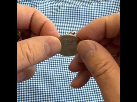 The U.S. Virgin Islands Coin Cufflinks Uncirculated U.S. Quarter 2009 Cuff Links Enamel Backing Cufflinks