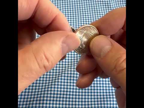 Maine State Quarter Coin Cufflinks 