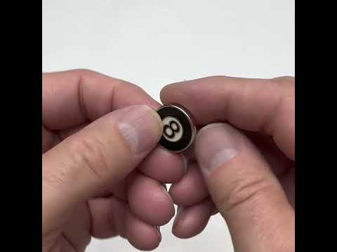 Eight Ball Lapel Pin