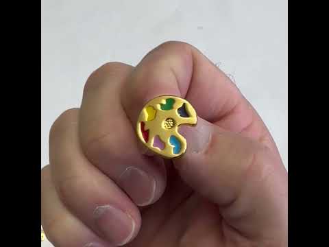 Artist Paint Palette Lapel Pin – Gold Enamel Artist Pin for Painters, Art Teachers & Creatives