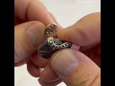 Vintage Movie Reel Lapel Pin 