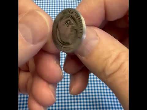 Yellowstone National Park buffalo lapel pin antique silver