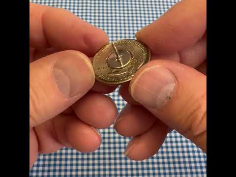 Texas State Quarter Coin Lapel Pin Uncirculated U.S. Quarter 2004 Tie Pin