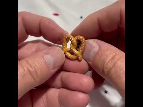 Pretzel Lapel Pin Highly Detailed Enamel Pin 