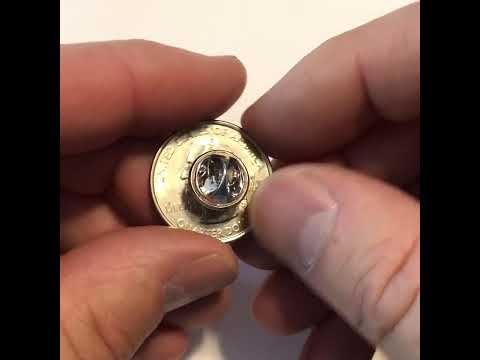 Tennessee State Quarter Coin Lapel Pin Uncirculated U.S. Quarter 2002 Tie Pin