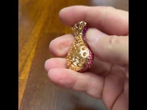 Pink Rhinestone Money Bag Keychain – Crystal Dollar Sign Purse Charm