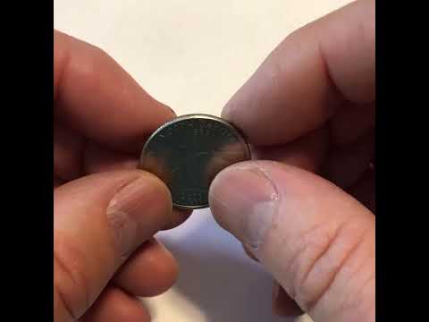 North Dakota State Quarter Coin Lapel Pin Uncirculated U.S. Quarter 2006 Tie Pin