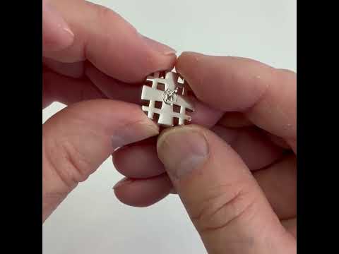 Jerusalem Cross Lapel Pin Crusaders Shield Cut Out Design Silver Tone 3D Five-Fold Cross Pin Tie Tack Lanyard Pins