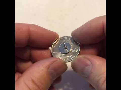 Alabama State Quarter Lapel Pin – Authentic 2003 Uncirculated U.S. Coin | Helen Keller Spirit of Courage Tie Pin Gift