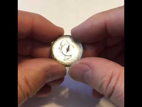 Hand-Painted Wisconsin Quarter Lapel Pin