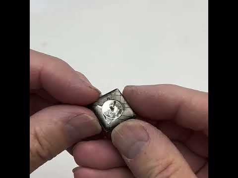 Crossword Puzzle Lapel Pin – Black & White Enamel Word Game Pin for Jackets, Hats & Backpacks – Gift for Puzzle Lovers & Crossword Fans