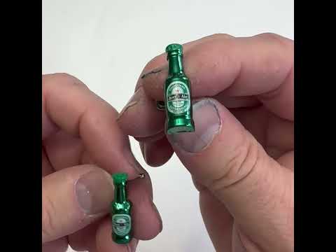 Heineken Beer Party Time Beer Cufflinks Cool Beer Bottle Design Cuff Links