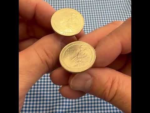 Cumberland Gap National Historical Park Coin Cufflinks Uncirculated U.S. Quarter 2016 Cuff Links Enamel Backing Cufflinks