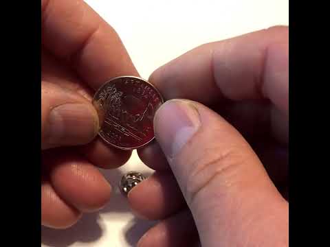 Arkansas State Quarter Lapel Pin – Authentic 2003 Uncirculated U.S. Coin | Natural State Collector Tie Pin Gift