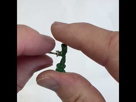 Army Men Lapel Pin Plastic Soldier Green Enamel Pin