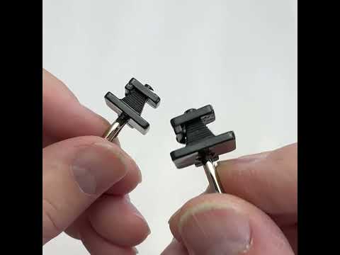 Vintage Polaroid Camera Cufflinks – Retro Instant Camera Cufflinks for Photographers, Film Lovers & Camera Collectors