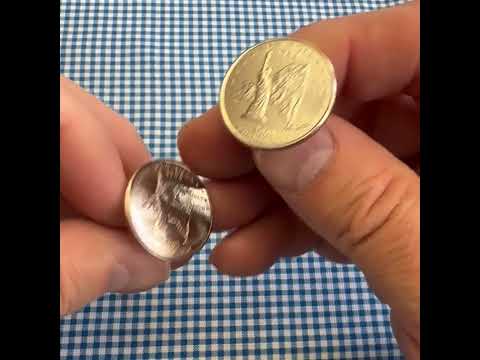 New York State Quarter Coin Cufflinks Uncirculated U.S. Quarter 2001 Cuff Links Enamel Backing Cufflinks