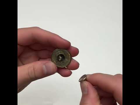 Hand-Painted California Quarter Lapel Pin