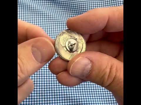 Lapel Pin General George Washington Crossing the Delaware Quarter Lanyard Pins Uncirculated U.S. Quarter 2021 Tie Pin George Washington Pin