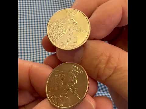 Idaho State Quarter Coin Cufflinks 