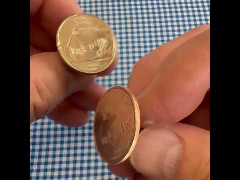 Iowa State Quarter Coin Cufflinks Uncirculated U.S. Quarter 2004 Cuff Links Enamel Backing Cufflinks