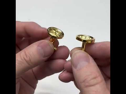 Bottoni Cross Cufflinks Christian Gifts Gold Design Religious Gifts Catholic