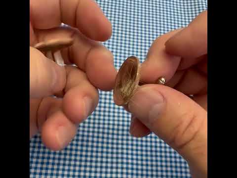 Kisatchie National Forest Coin Cufflinks Uncirculated U.S. Quarter 2015 Cuff Links Enamel Backing Cufflinks