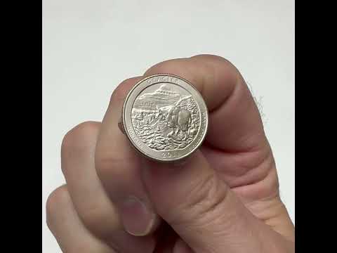 Glacier Nationa  l Park Coin Lapel Pin Uncirculated U.S. Quarter 2011 Tie Pin