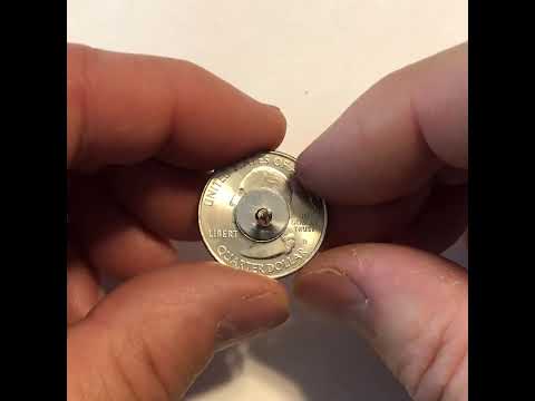 Kisatchie National Forest Coin Lapel Pin Uncirculated U.S. Quarter 2015 Tie Pin