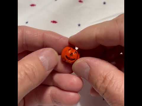 Halloween Pumpkin Lapel Pin Orange Enamel Pin 3D Design