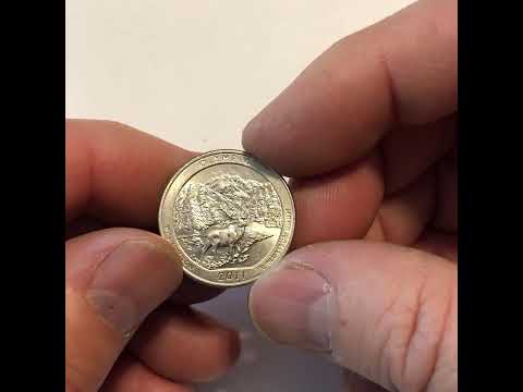 Olympic National Park Coin Lapel Pin Uncirculated U.S. Quarter 2011 Tie Pin