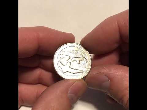 Effigy Mounds National Monument Coin Lapel Pin Uncirculated U.S. Quarter 2017 Tie Pin