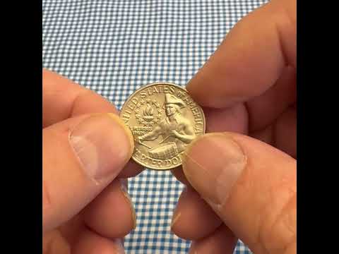 Lapel Pin Bicentennial Quarter Uncirculated Coin Enamel Pin 