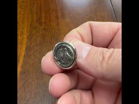 Doves Pin Silver Trim Pewter Embossed Design Lapel Pin Love Birds Pin Birds of Peace Pin