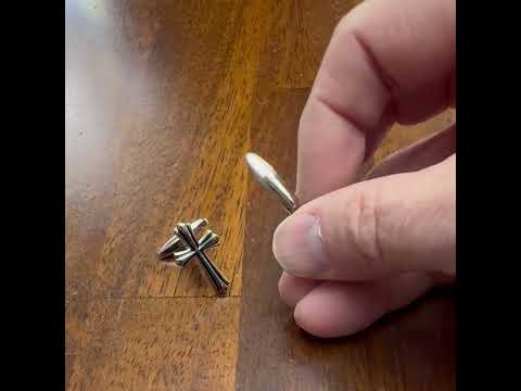 Cross Cufflinks Christian Gifts Silver Grooved Design Black Enamel Trim Religious Gifts Catholic Gifts Priest Cross Cuffs Pastor Gift Clergy