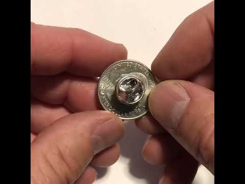 George Rogers Clark National Historical Park Coin Lapel Pin Uncirculated U.S. Quarter 2017 Tie Pin