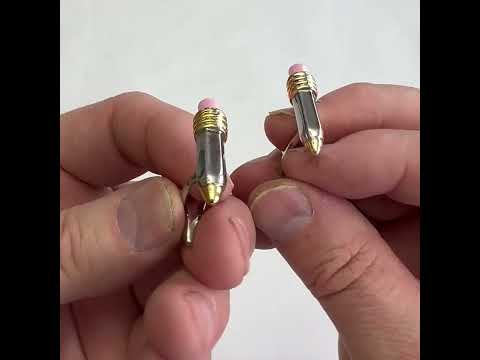 Pencil Cufflinks Writers Gift School teacher Gift Cuff Links Comes with Gift box Writer Gifts Novelist Gift English Professor Smart Cuffs