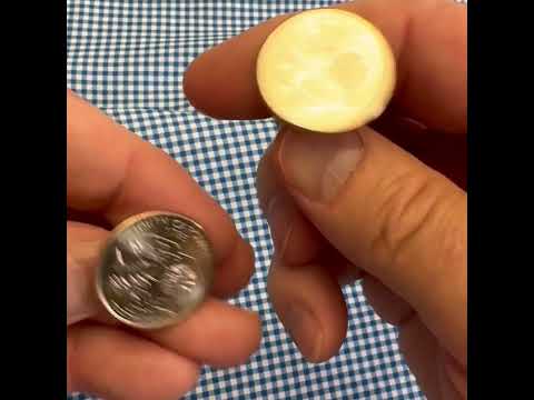 South Carolina State Quarter Coin Cufflinks Uncirculated U.S. Quarter 2000 Cuff Links Enamel Backing Cufflinks