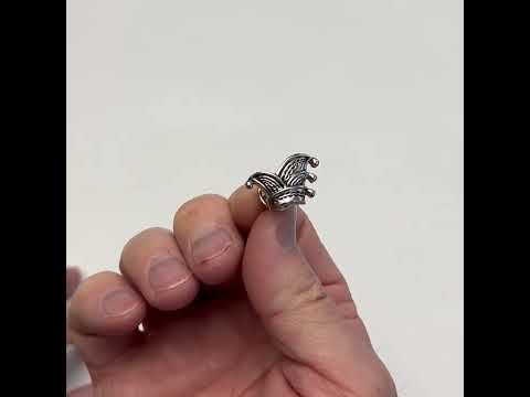 Silver Jester Hat Lapel Pin – Fun and Unique Accessory for Suits, Blazers & Jackets