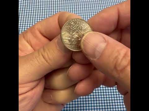 Vermont State Quarter Coin Lapel Pin 