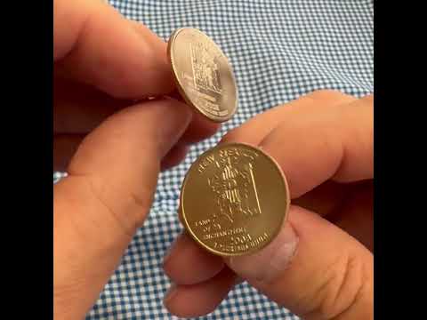 New Mexico State Quarter Coin Cufflinks 