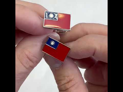 Taiwan Flag Cufflinks