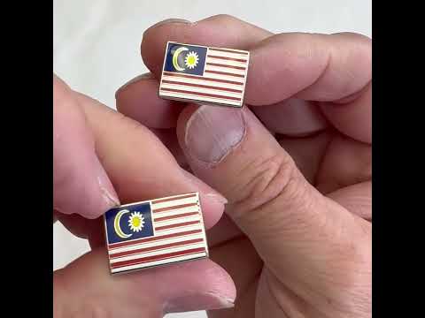 Malaysia Flag Cufflinks