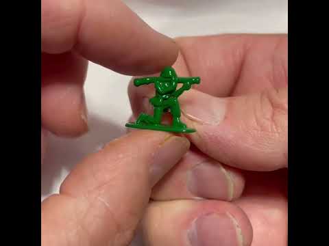 Army Men Lapel Pin Bazooka Plastic Soldier Green Enamel Pin