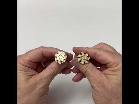 Freemason Cufflinks Freemasonry Cuff Links Gold Cut Out Design Masonic Square