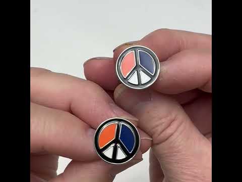 Peace Sign Cufflinks 