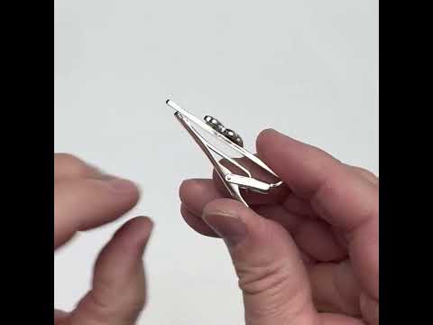 Silver Four Leaf Clover Tie Clip – Lucky Charm for Men’s Style