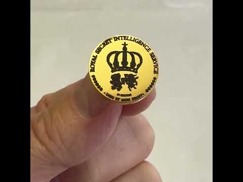 James Bond MI6 Pin Secret Intelligence Service Lapel Pin 