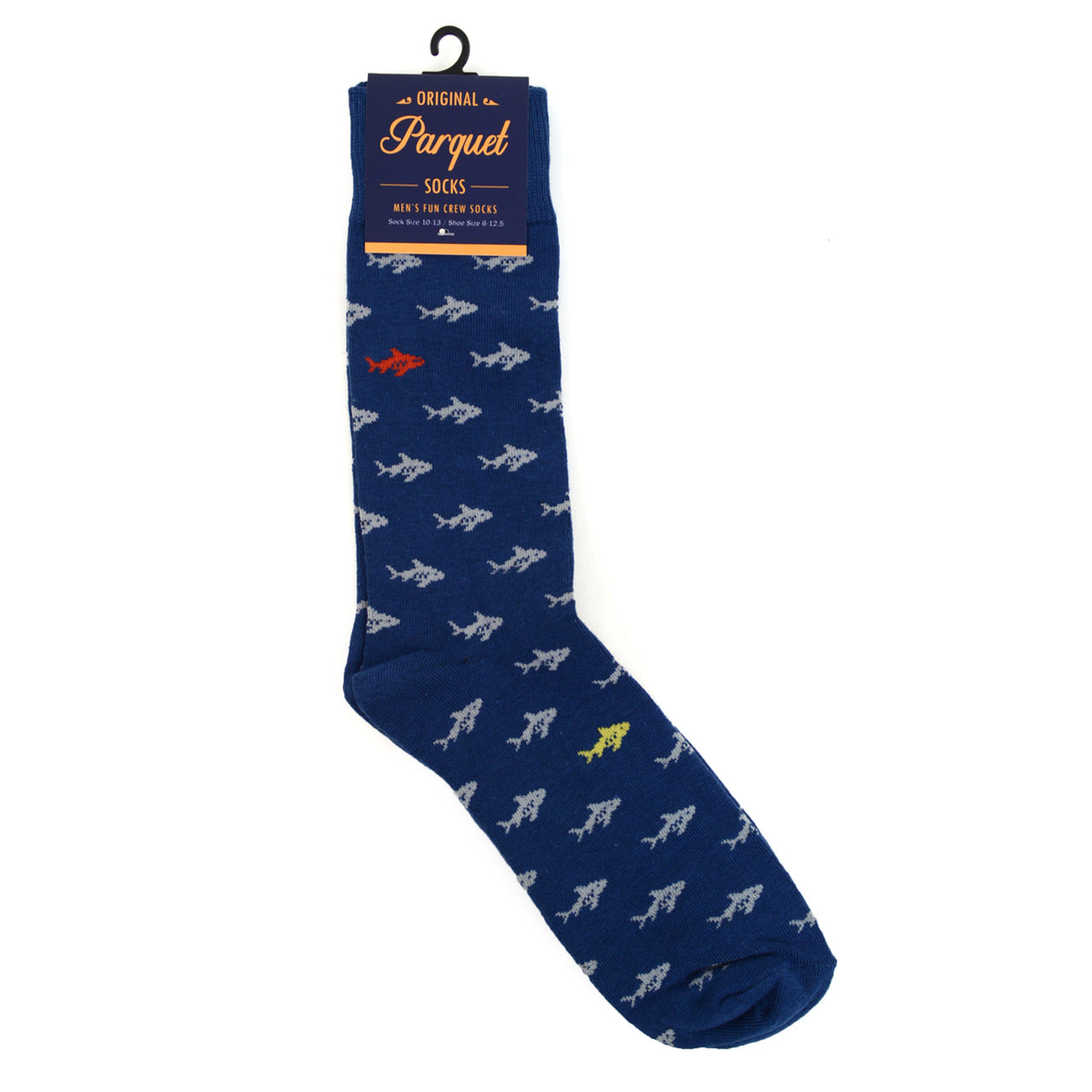 Men's Shark Novelty Socks Outdoor Fun Blue Ocean Beach Cruise Vacation Gift for Dad Sharks Everywhere Socks